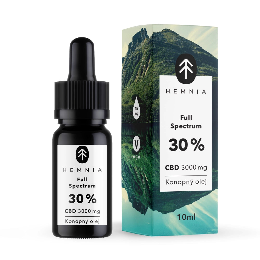 Full Spectrum Óleo de cânhamo CBD 30%, 3000 mg, 10 ml Imagem principal do produto