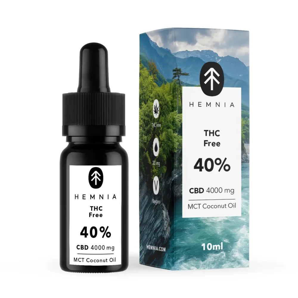 Óleo de CBD 40% sem THC, 4000 mg, 10 ml Imagem principal do produto