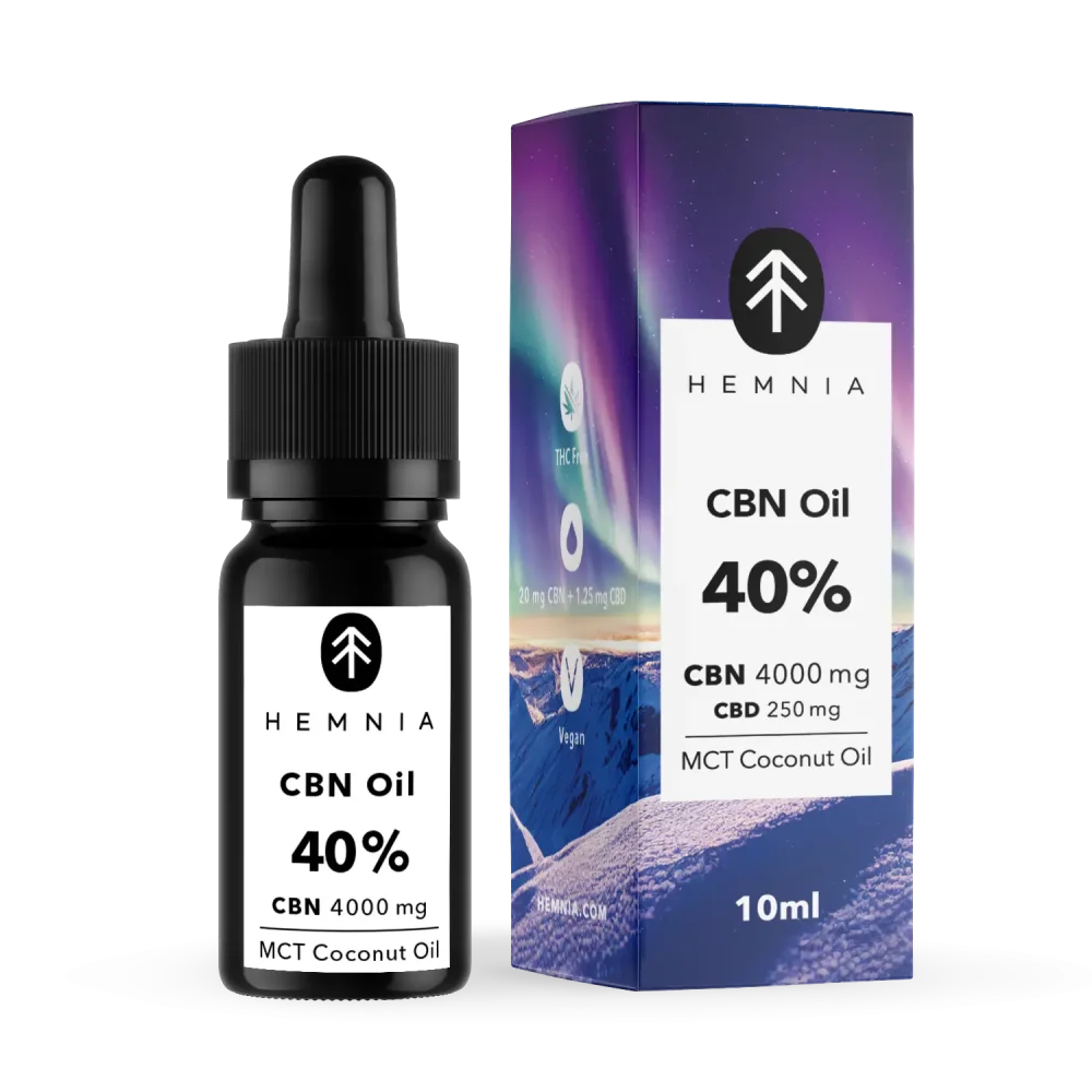 Óleo de coco MCT Good Night's Sleep 40%, 4000 mg CBN, 250 mg CBD, 10 ml Imagem principal do produto