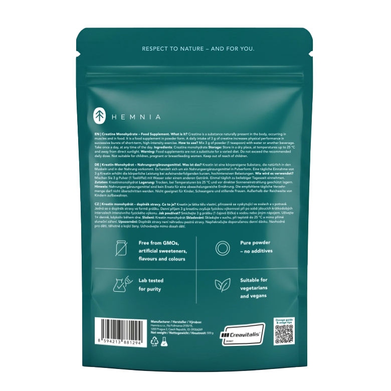 Creatine Monohydrate Creavitalis®, 500 g