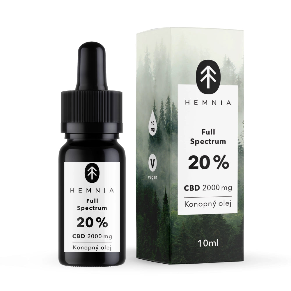 Full Spectrum Óleo de cânhamo CBD 20%, 2000 mg, 10 ml