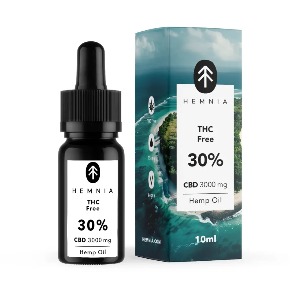 Óleo de CBD 30% sem THC, 3000 mg, 10 ml Imagem principal do produto
