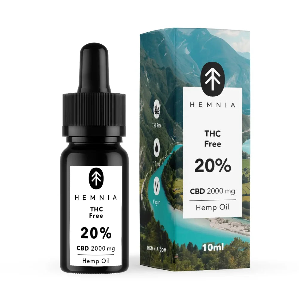 Óleo de CBD 20% sem THC, 2000 mg, 10 ml Imagem principal do produto