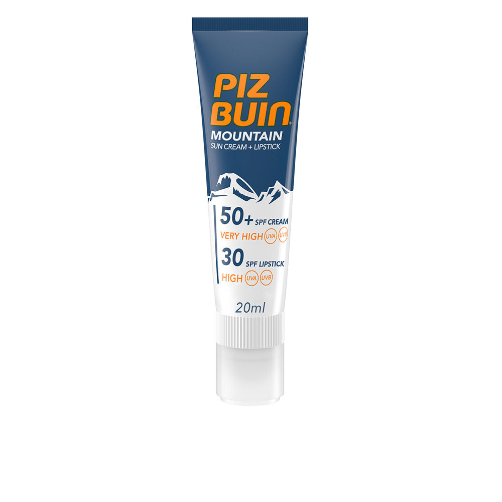 PIZ BUIN MOUNTAIN SPF50+ suncream 20 ml + lipstick F20 2.3 ml Imagem principal do produto