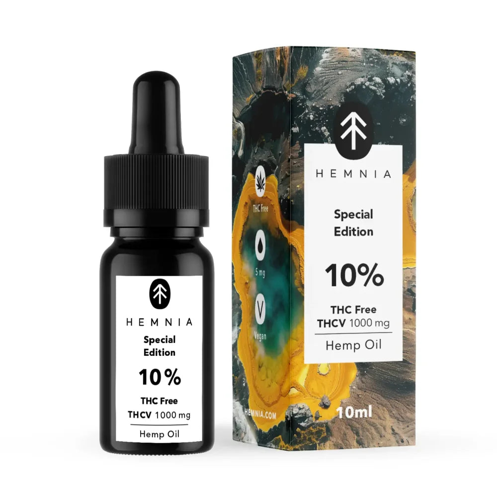 Óleo de THCV 10%, 1000 mg, 10 ml Imagem principal do produto