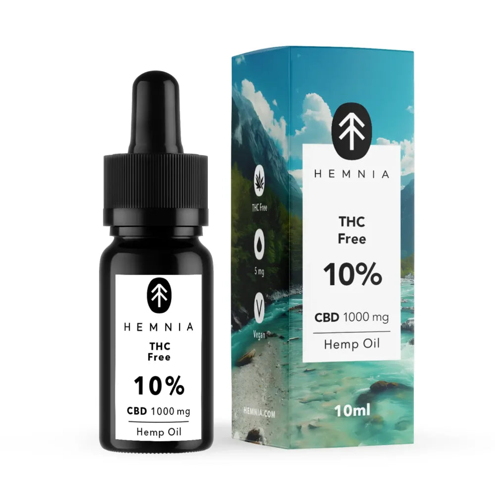 Óleo de CBD 10% sem THC, 1000 mg, 10 ml Imagem principal do produto
